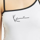 Karl Kani Γυναικεία αμάνικη μπλούζα Small Signature Asymmetric Top